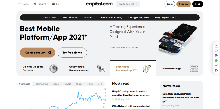Best forex trading platforms: Capital.com – Leading Forex Platform with 0% Commissions