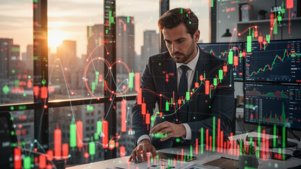 Trader practicing risk management in trading to protect capital