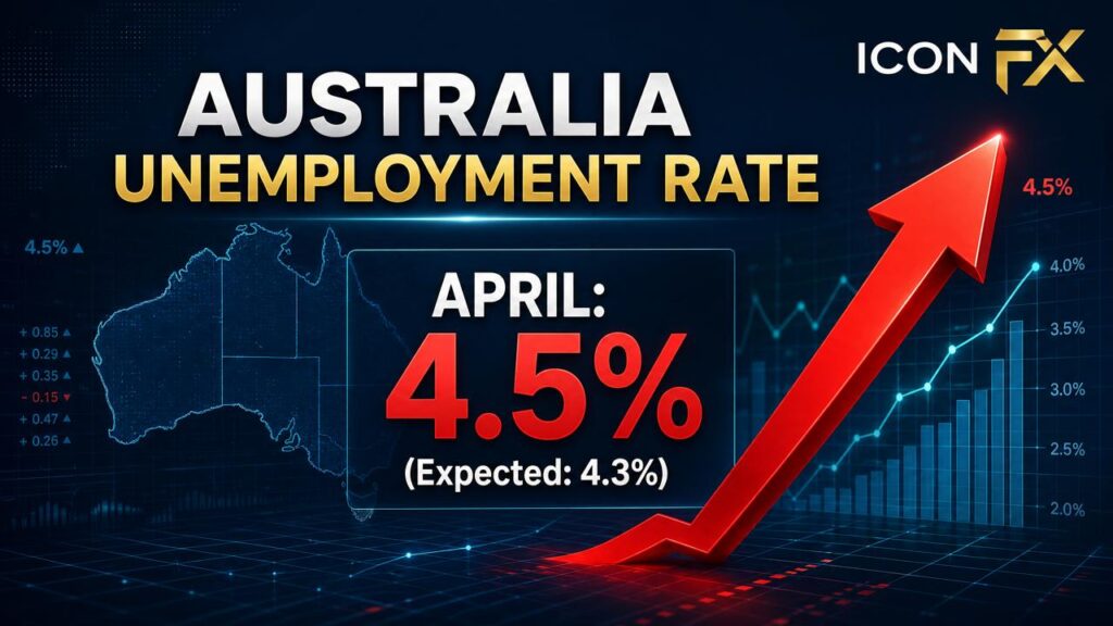 Australia Unemployment Rate April 2026 rises to 4.5%
